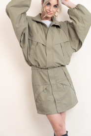 Co'Couture |  Cargo bomber jacket Alora | dark green | Picture 7