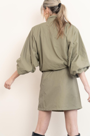 Co'Couture |  Cargo mini skirt Alora | green | Picture 7
