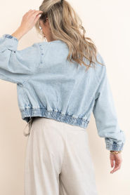 Co'Couture |  Denim bomber jacket Arona | blue | Picture 8