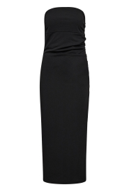 Co'Couture |  Strapless dress Falcon | black | Picture 1