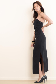 Co'Couture |  Strapless dress Falcon | black | Picture 5