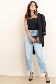 Co'Couture |  Strapless top Falcon | black | Picture 3