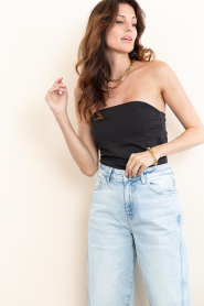 Co'Couture |  Strapless top Falcon | black | Picture 5