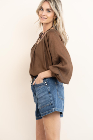 ba&sh |  Denim short Zevy | blue | Picture 6