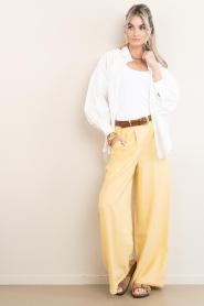 ba&sh |  Trousers Deana | light yellow | Picture 3
