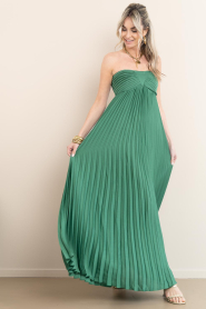 ba&sh |  Strapless maxi dress Willow | green | Picture 2