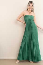 ba&sh |  Strapless maxi dress Willow | green | Picture 5