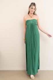 ba&sh |  Strapless maxi dress Willow | green | Picture 9