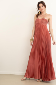 ba&sh |  Strapless maxi dress Willow | pink | Picture 4