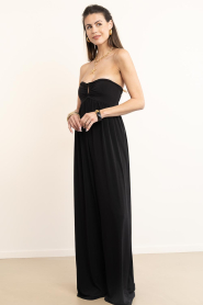 ba&sh |  Strapless jumpsuit Jema | black | Picture 5