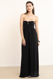 ba&sh |  Strapless jumpsuit Jema | black | Picture 4