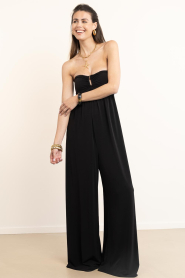 ba&sh |  Strapless jumpsuit Jema | black | Picture 3