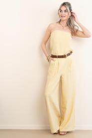 ba&sh |  Strapless top Deborah | light yellow | Picture 4