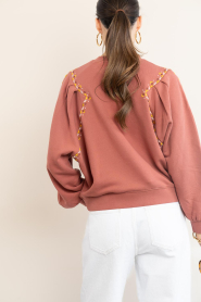 ba&sh |  Sweater with bat sleeves Mesta | pink | Picture 9