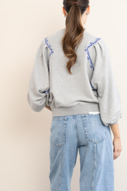 ba&sh |  Sweater with bat sleeves Mesta | grey | Picture 7