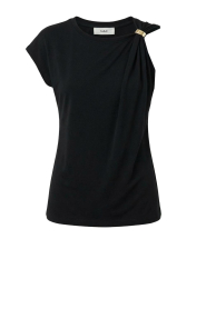 ba&sh |  One shoulder T-shirt Allia | black | Picture 1