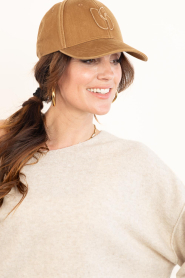ba&sh :  Baseball cap Halyce | camel  - img2