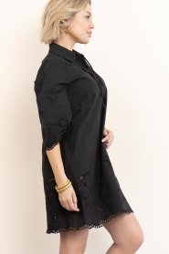 Second Female :  Mini dress with embroidery Millea | black - img6