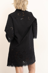 Second Female :  Mini dress with embroidery Millea | black - img7