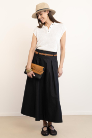 Second Female |  Maxi skirt with pockets Larkini | black | Picture 5