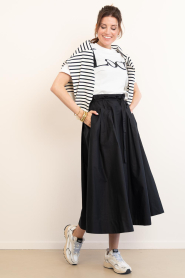 Second Female |  Maxi skirt with pockets Larkini | black | Picture 2