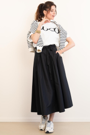 Second Female |  Maxi skirt with pockets Larkini | black | Picture 4