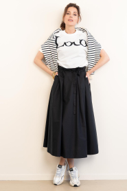Second Female |  Maxi skirt with pockets Larkini | black | Picture 6