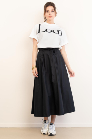 Second Female |  Maxi skirt with pockets Larkini | black | Picture 7