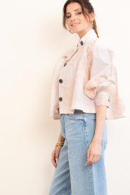 Second Female |  Cropped jacket with embroidery Ashley | pink | Picture 7