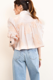 Second Female |  Cropped jacket with embroidery Ashley | pink | Picture 8