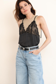 Second Female |  Lined lace top Cracea | black | Picture 4
