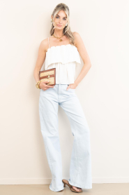 Second Female |  Top with ruffles Aie | white | Picture 3