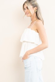 Second Female |  Top with ruffles Aie | white | Picture 7