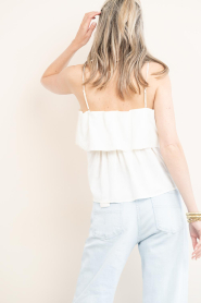 Second Female |  Top with ruffles Aie | white | Picture 8