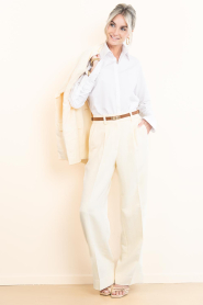 Second Female |  Linen mix trousers Lino | yellow | Picture 2