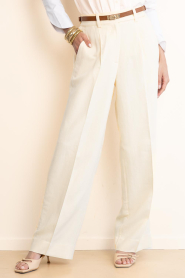 Second Female |  Linen mix trousers Lino | yellow | Picture 4