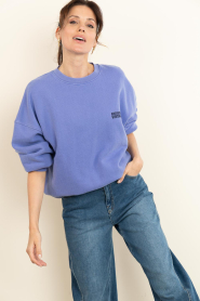 American Vintage |  Soft sweater Plizzy | purple | Picture 2