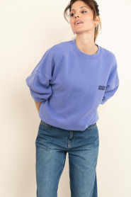 American Vintage |  Soft sweater Plizzy | purple | Picture 4