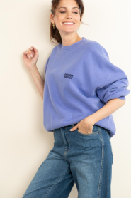 American Vintage |  Soft sweater Plizzy | purple | Picture 6