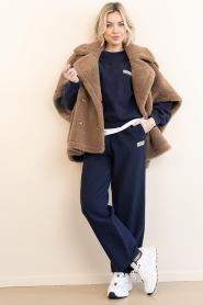 American Vintage |  Soft sweater Plizzy | dark blue | Picture 3
