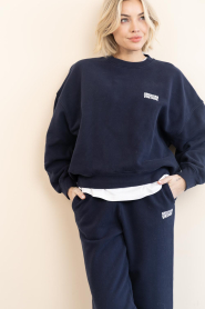 American Vintage |  Soft sweater Plizzy | dark blue | Picture 5