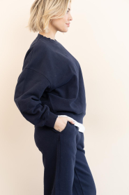 American Vintage |  Soft sweater Plizzy | dark blue | Picture 6