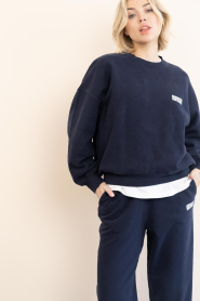 American Vintage |  Soft sweater Plizzy | dark blue | Picture 8