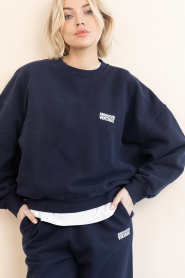 American Vintage |  Soft sweater Plizzy | dark blue | Picture 9