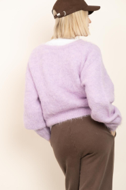 American Vintage |  Alpaca fluffy sweater Niby | purple | Picture 8