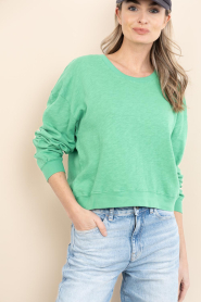 American Vintage :  Top with long sleeves Sonoma | green - img2