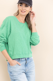 American Vintage :  Top with long sleeves Sonoma | green - img4