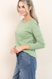 American Vintage |  Basic ronde hals T-shirt Sonoma | green | Picture 4