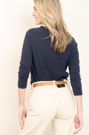 American Vintage |  Basic ronde hals T-shirt Sonoma | navy blue | Picture 7