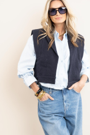 A. Kjaerbede :  Sunglasses with oversized frame Kaya | brown - img2